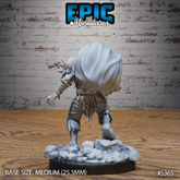 Dwarf Vampire 3D-printed model